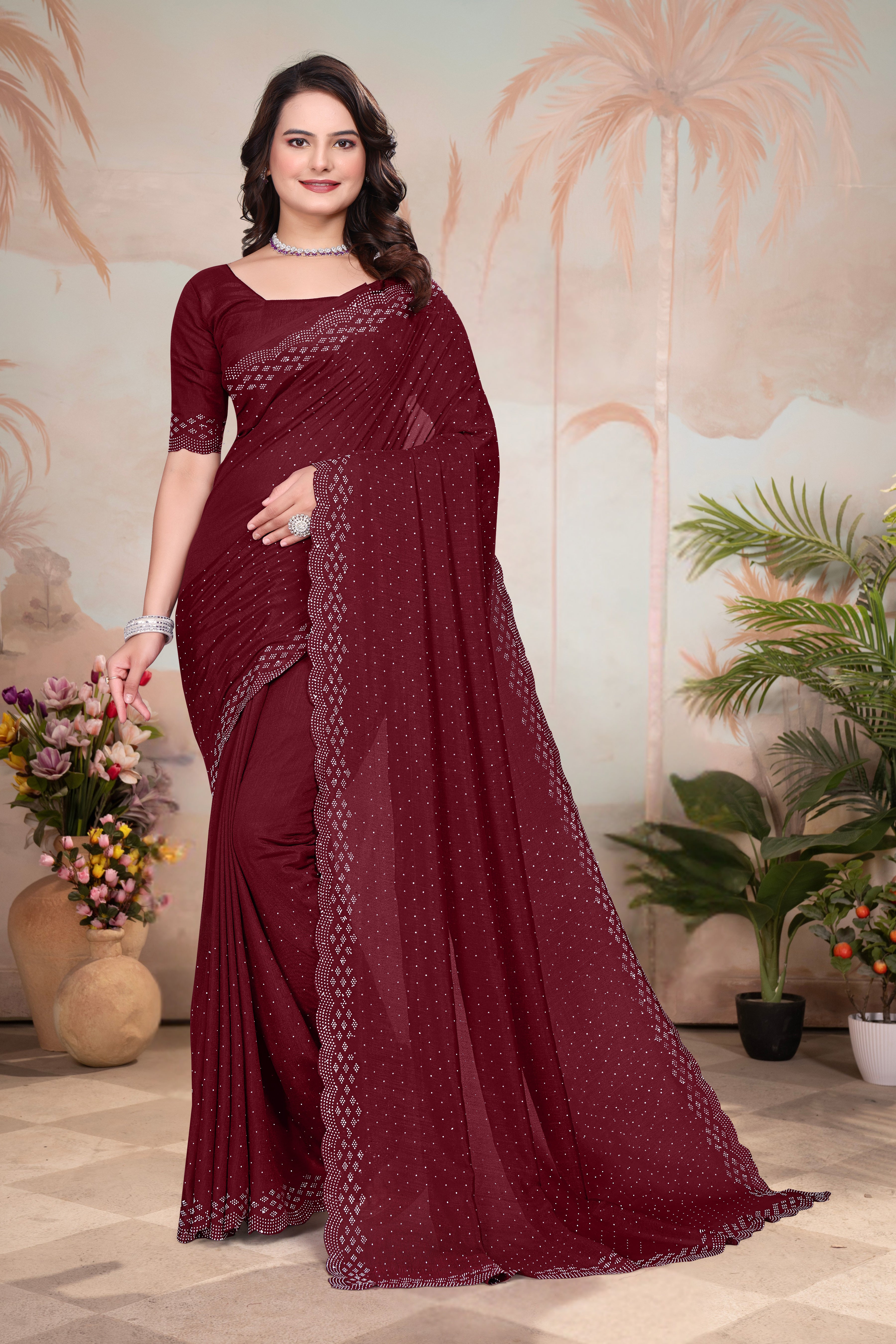 Pure Kanjivaram Silk Saree With Blouse Piece