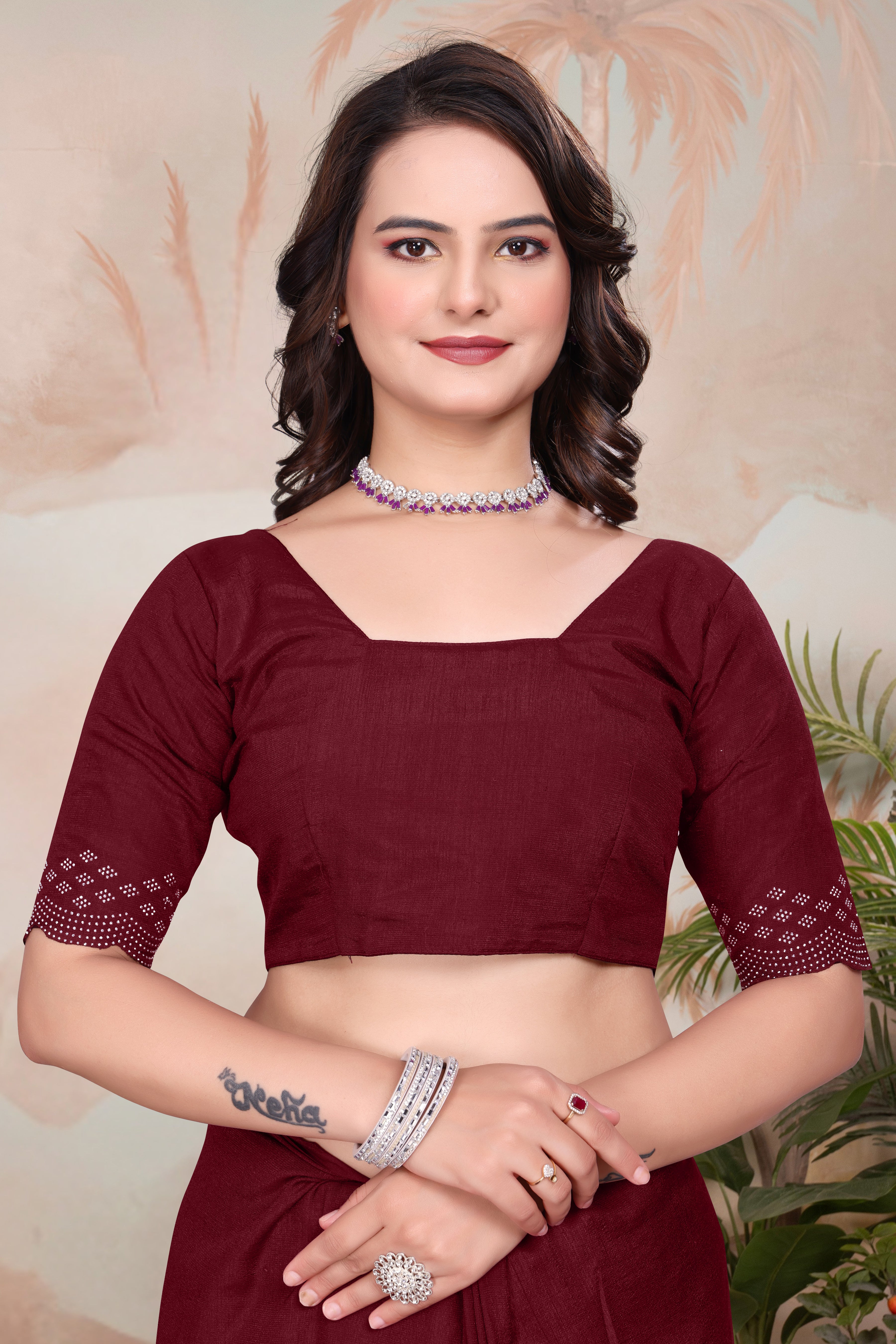 Pure Kanjivaram Silk Saree With Blouse Piece