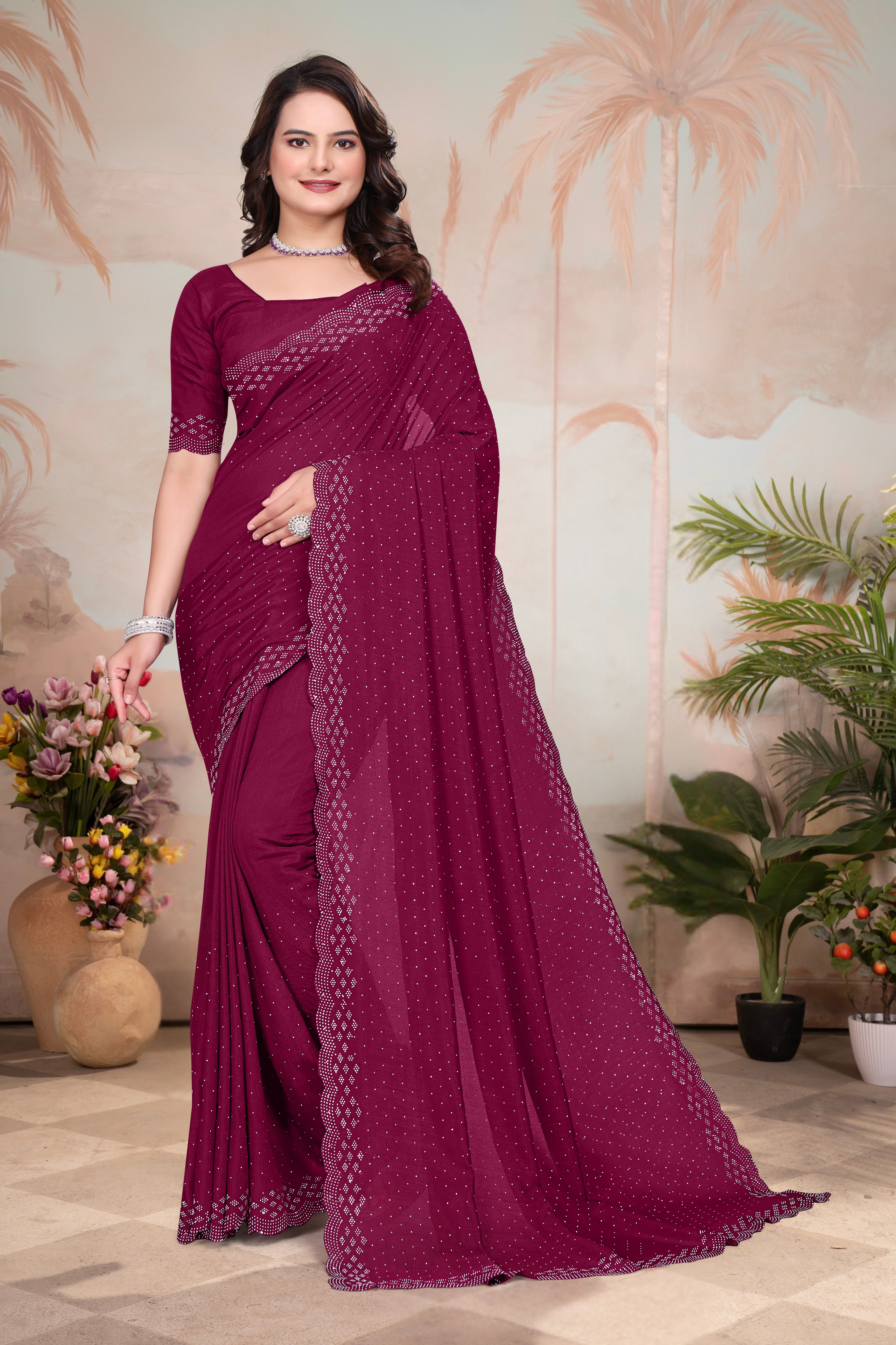 Pure Kanjivaram Silk Saree With Blouse Piece