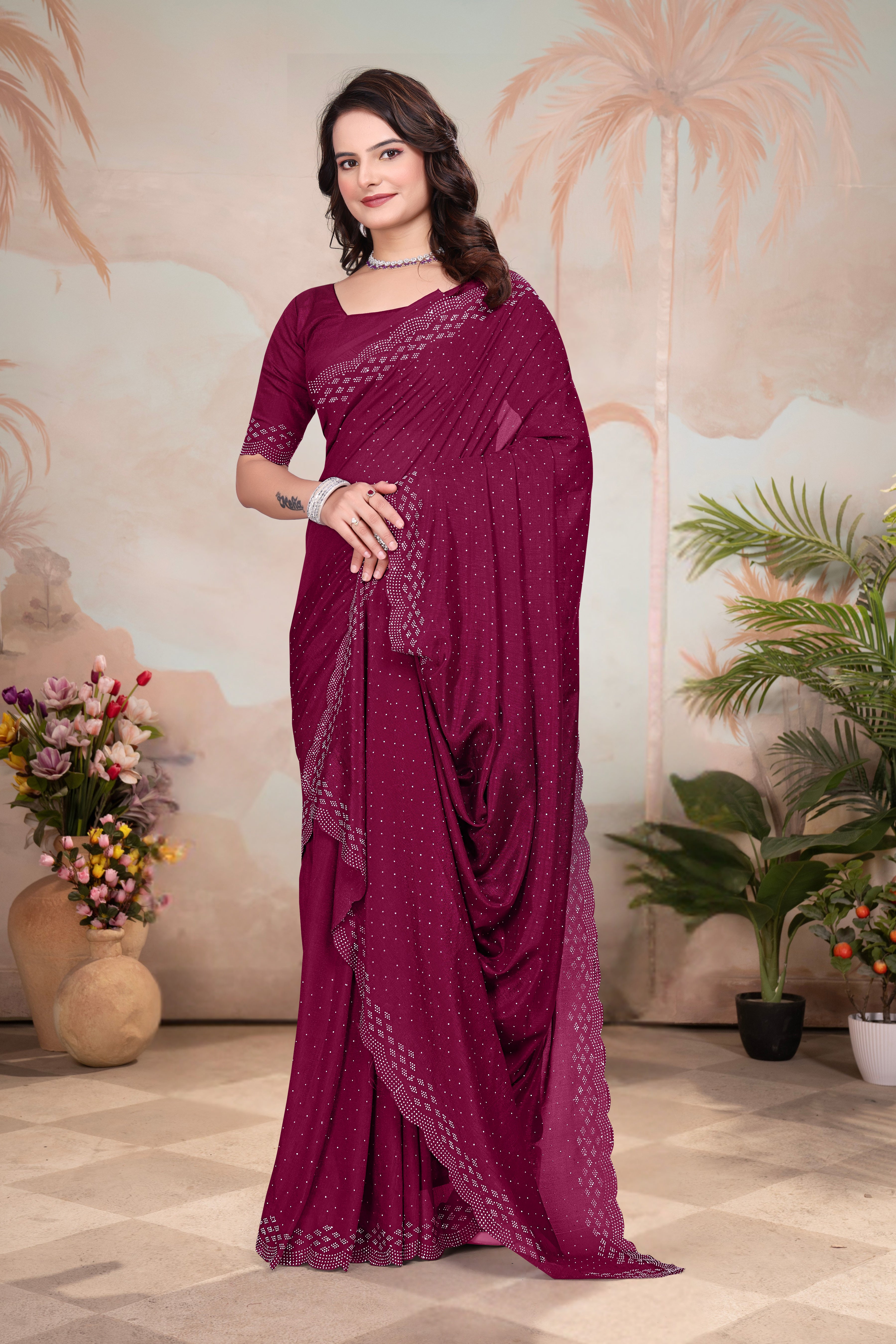 Pure Kanjivaram Silk Saree With Blouse Piece
