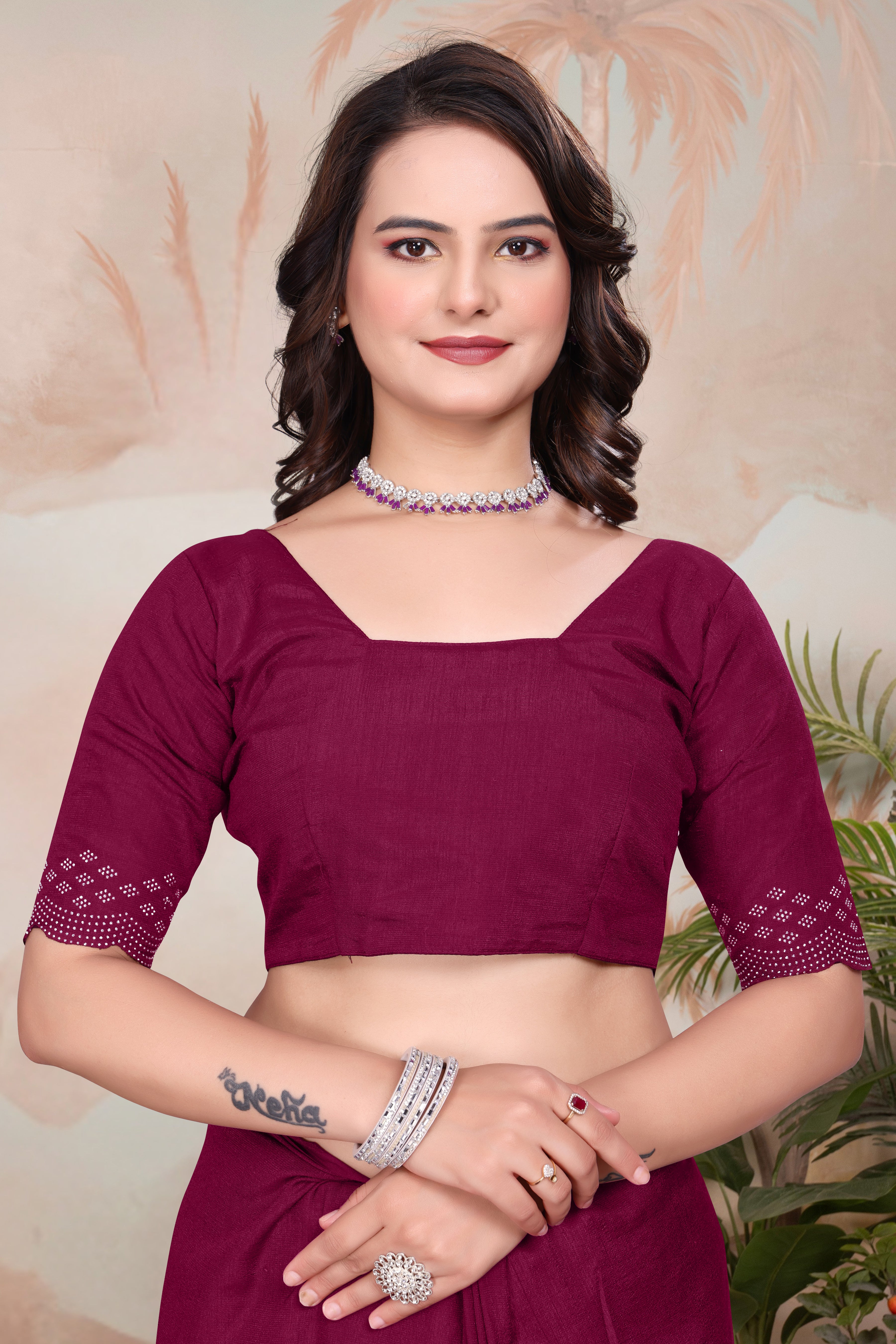 Pure Kanjivaram Silk Saree With Blouse Piece
