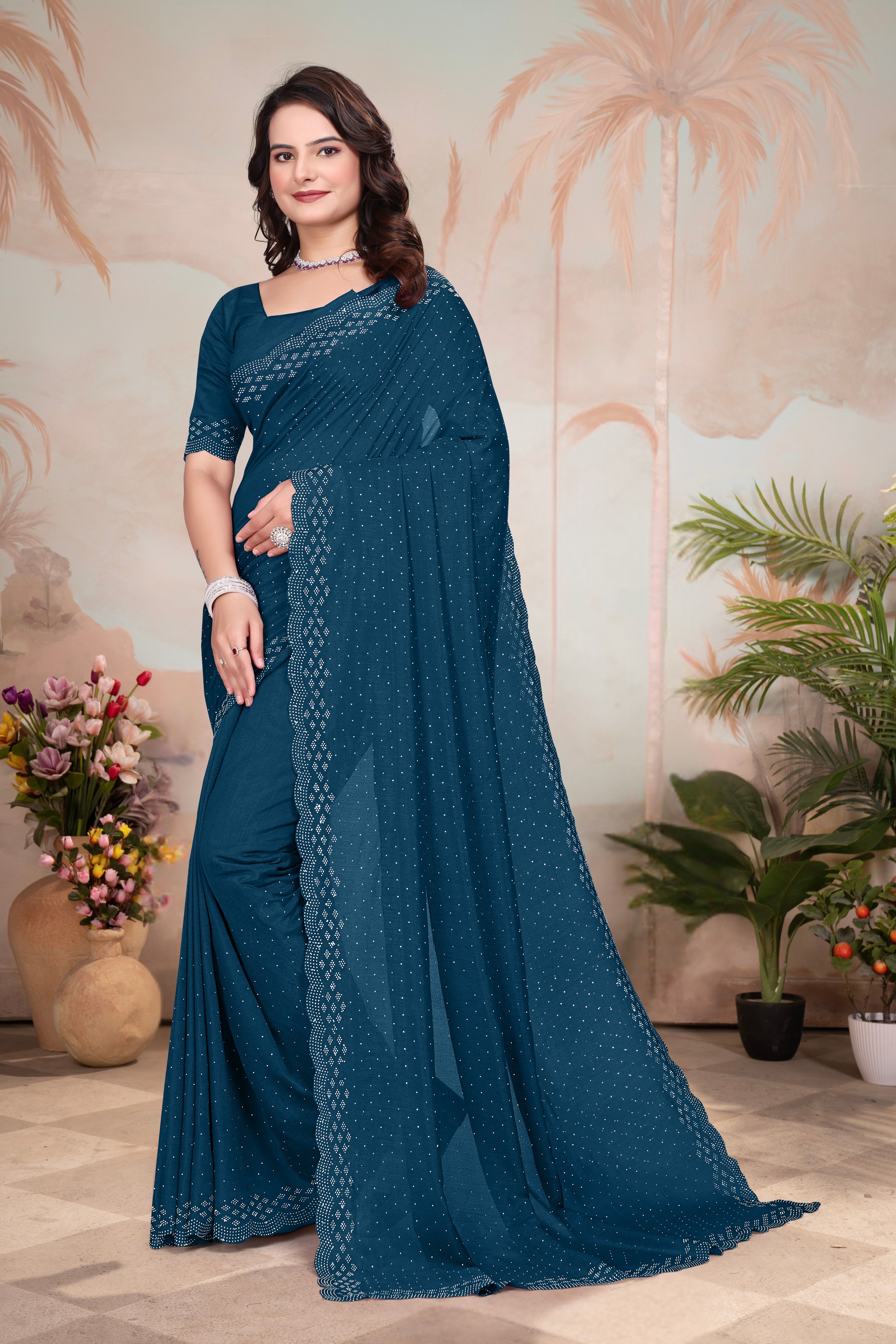 Pure Kanjivaram Silk Saree With Blouse Piece