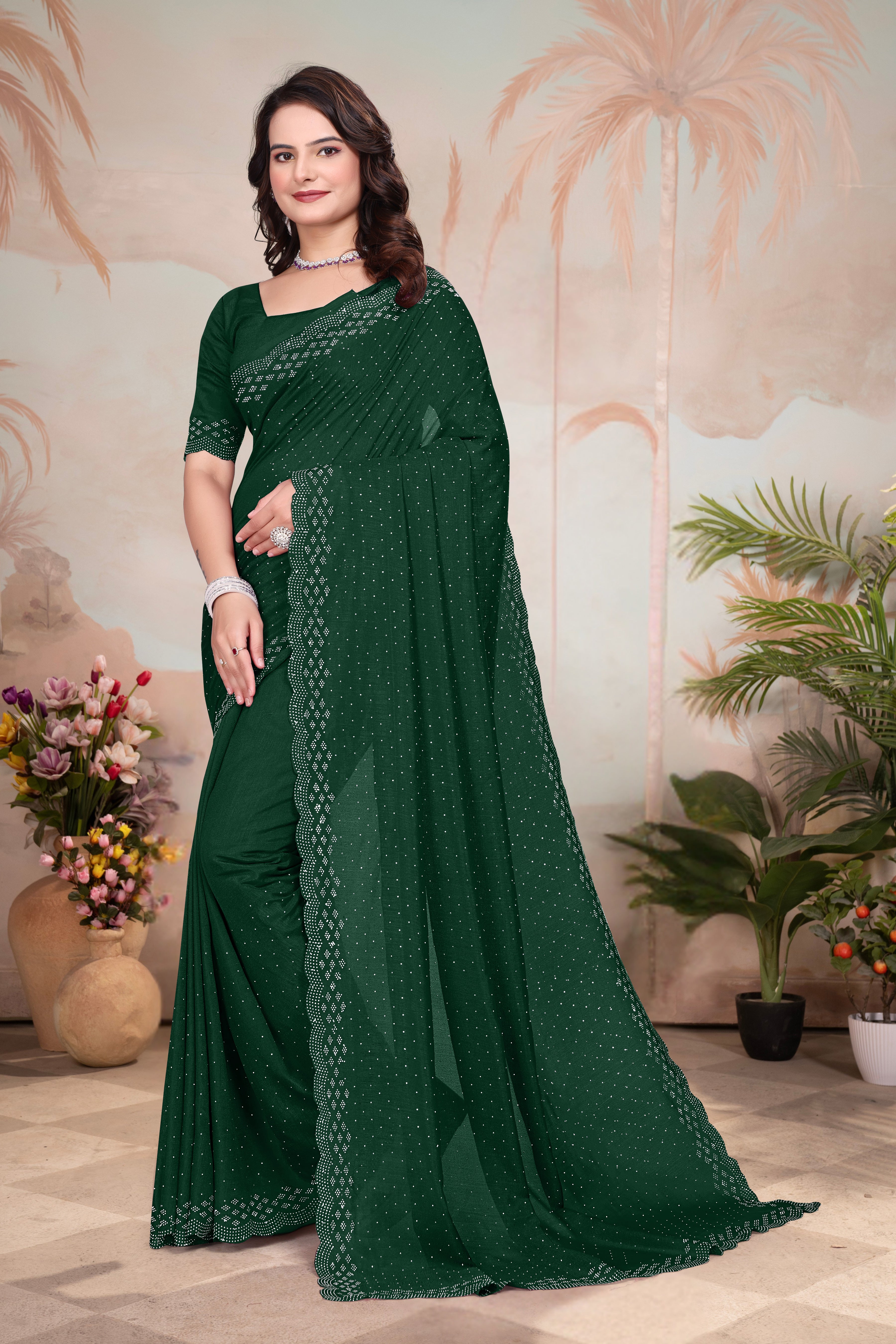 Pure Kanjivaram Silk Saree With Blouse Piece