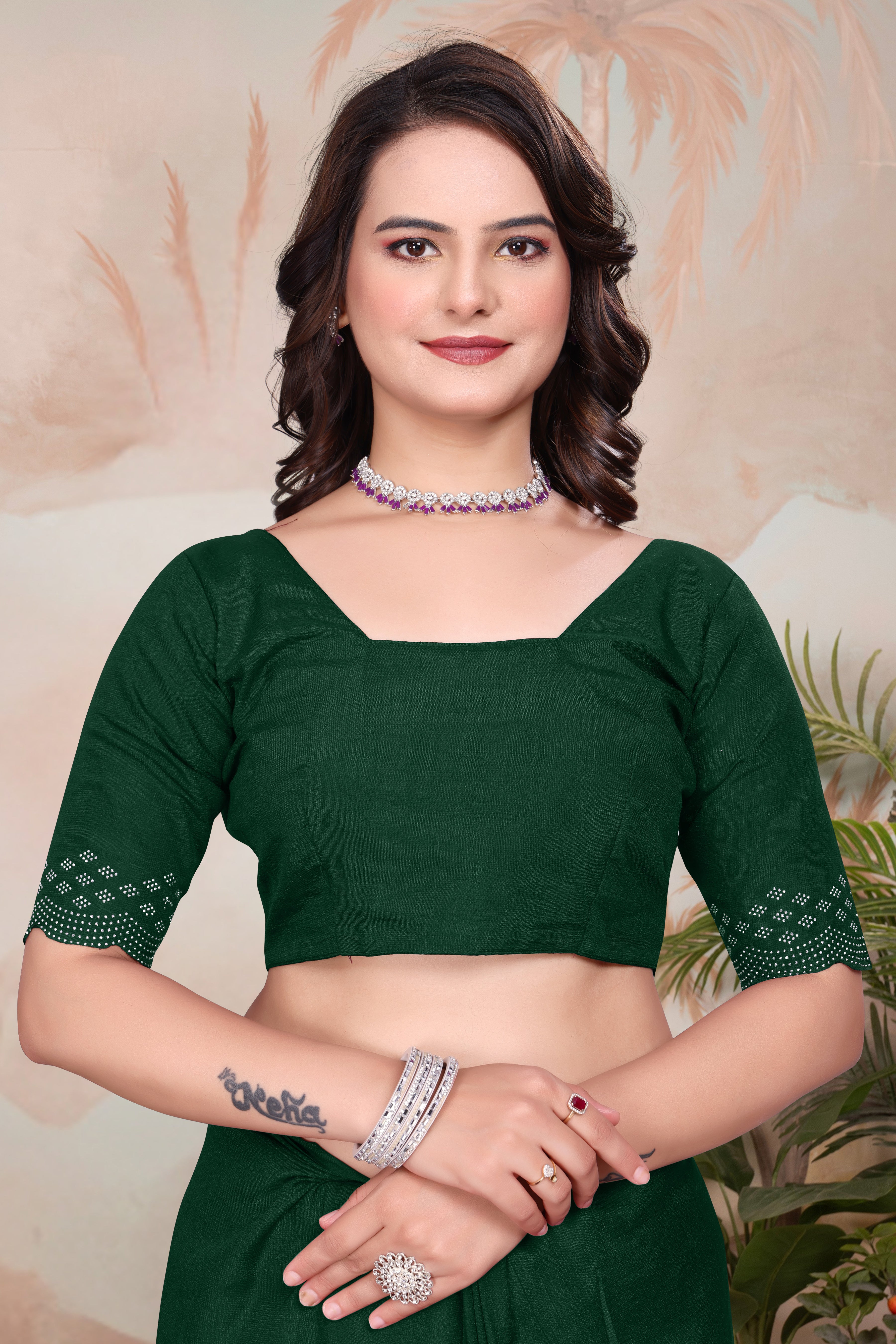 Pure Kanjivaram Silk Saree With Blouse Piece