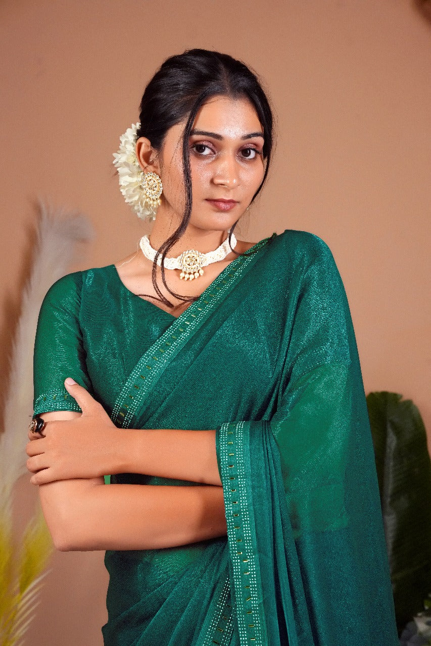 Silver Gold-Green