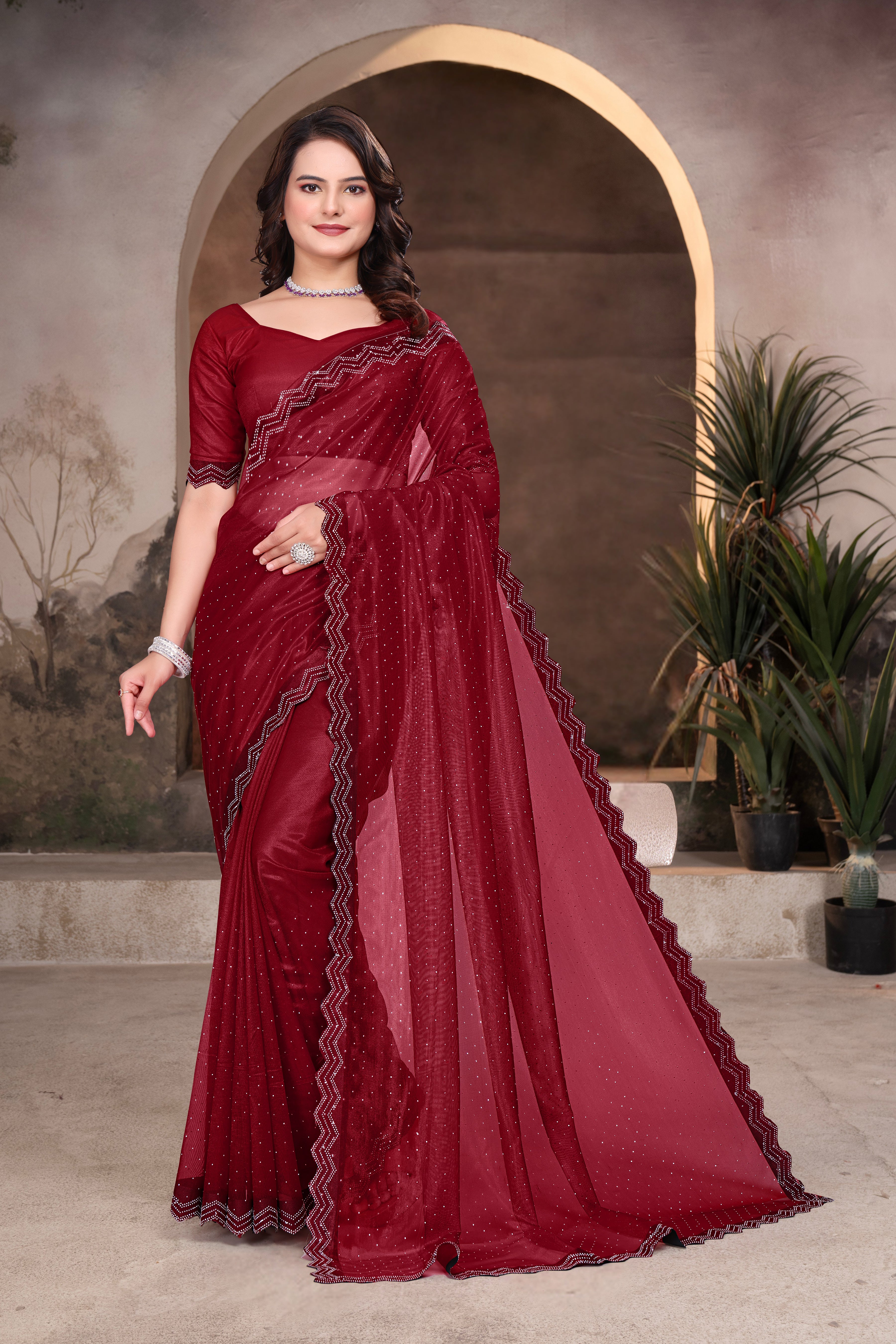 Pure Kanjivaram Silk Saree With Blouse Piece