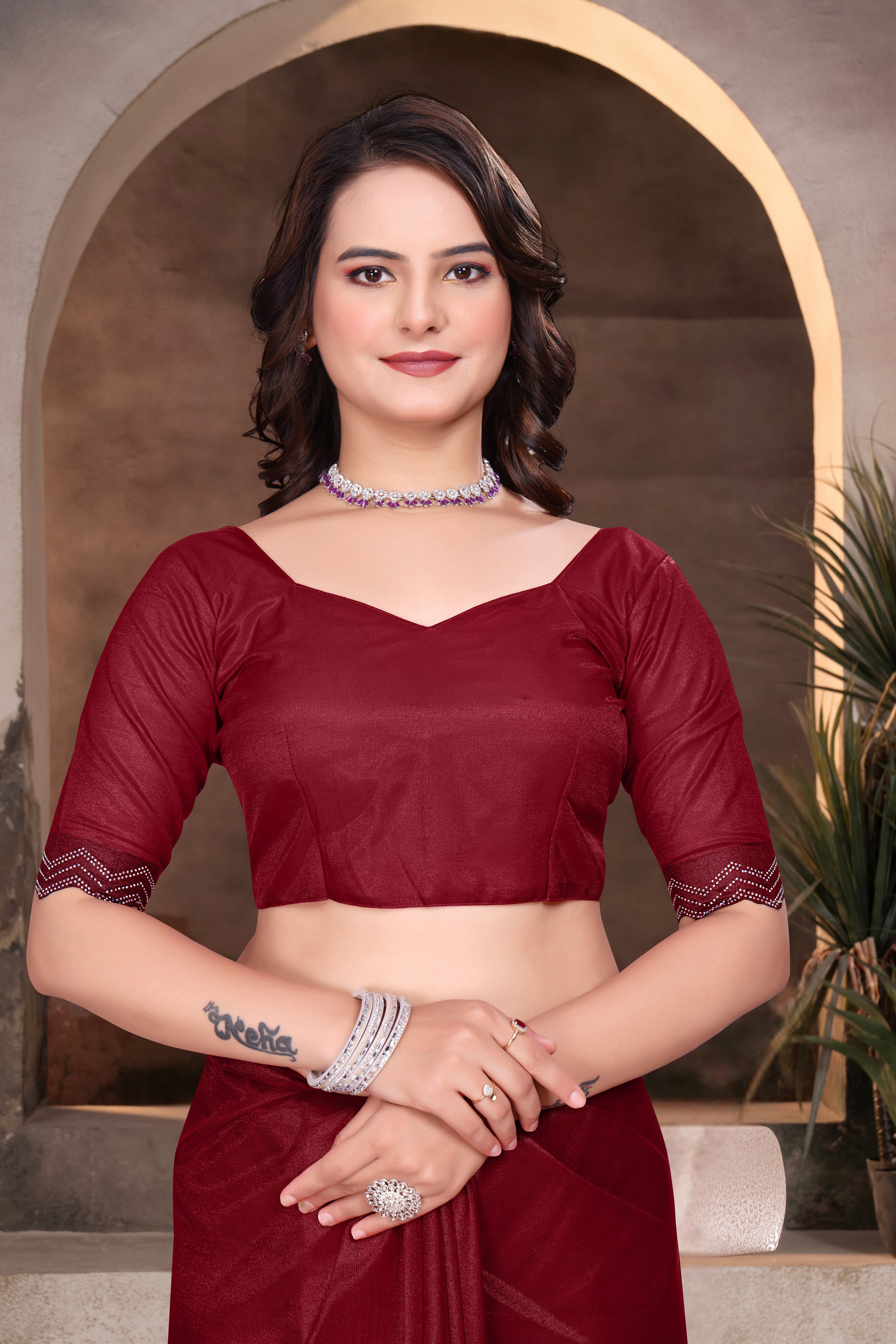 Pure Kanjivaram Silk Saree With Blouse Piece