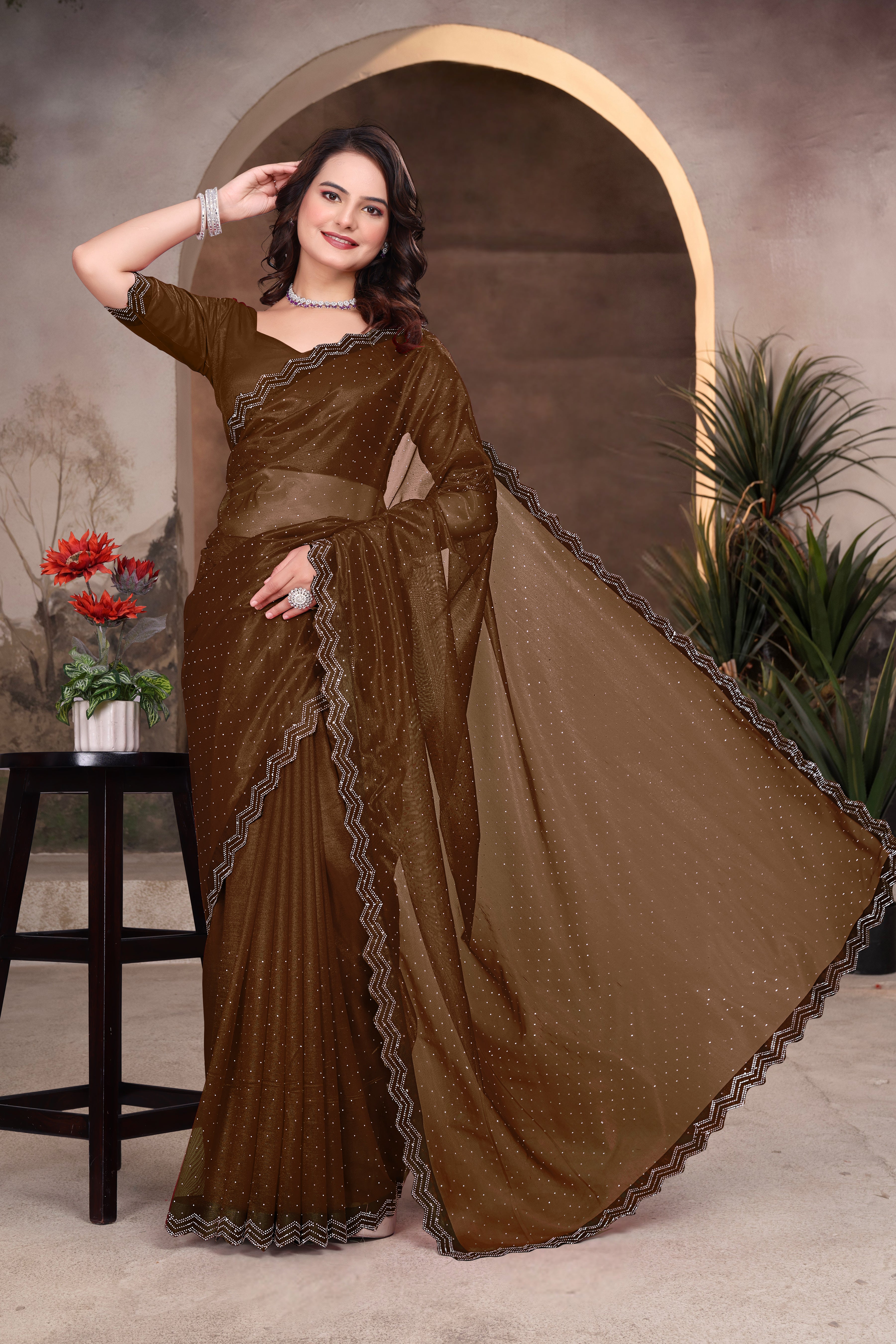 Pure Kanjivaram Silk Saree With Blouse Piece