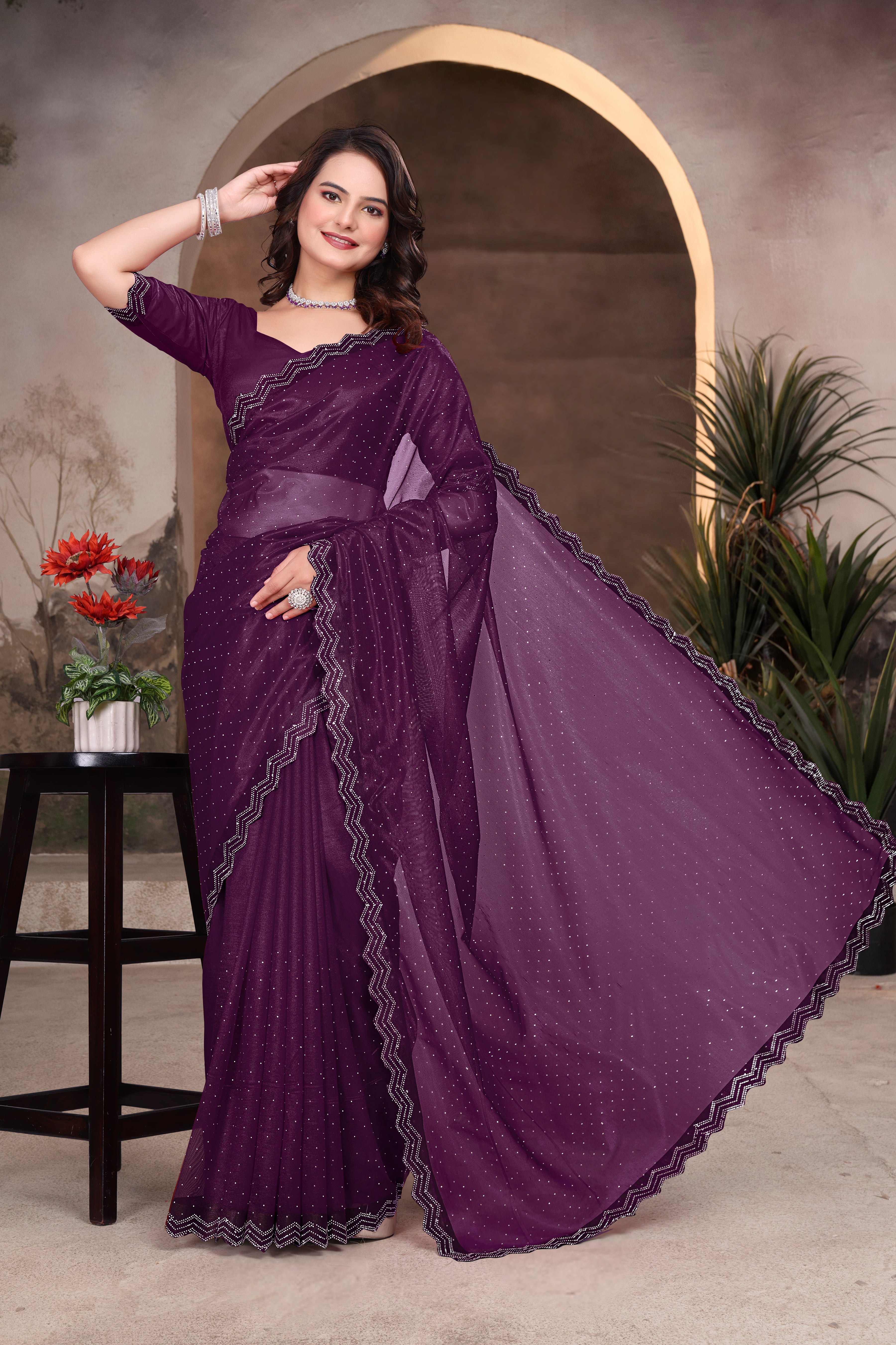 Pure Kanjivaram Silk Saree With Blouse Piece